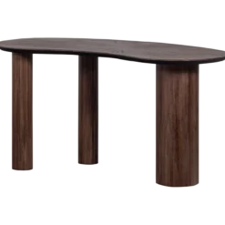 Sun organische sidetable/bureau recycled teak bruin