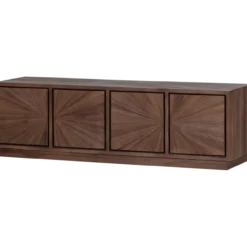Sun tv meubel recycled teak bruin