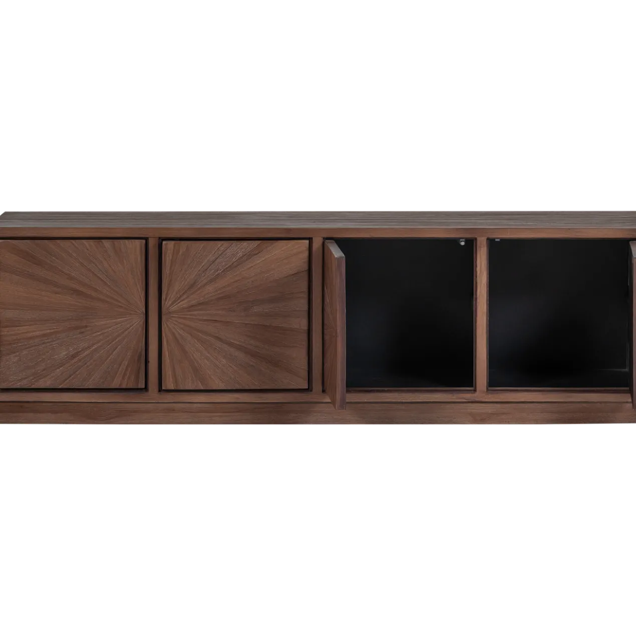 Sun tv meubel recycled teak bruin