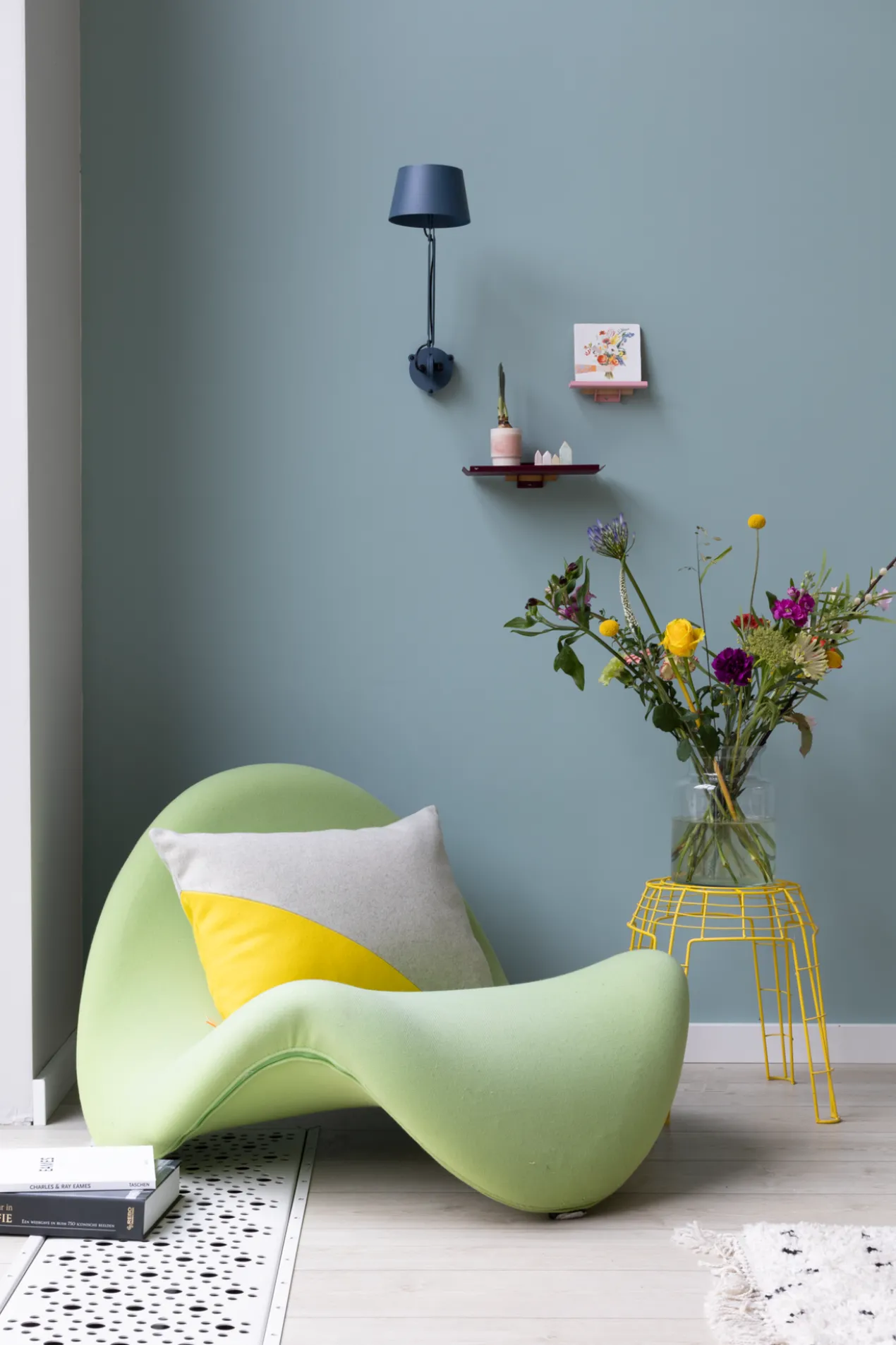 SWEET shelf small 15 cm Cloverleaf Green