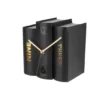 Table clock Book black paper
