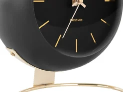 Table clock Globe black, Des. Armando Breeveld