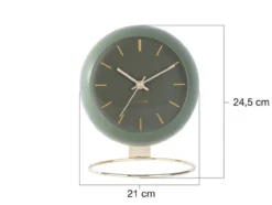 Table clock Globe moss green, Des.Armando Breeveld