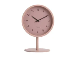 Table clock Stark iron matt faded pink