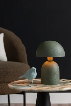 Table lamp Boaz iron textured jungle green