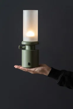 Table lamp Camp LED gold plated