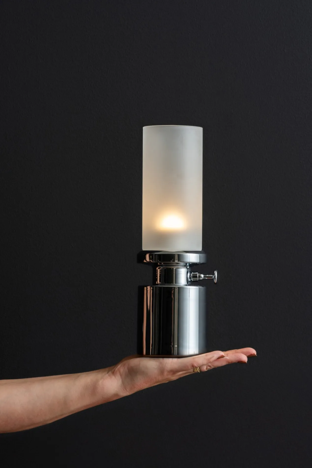 Table lamp Camp LED gold plated