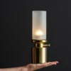 Table lamp Camp LED iron ochre yellow