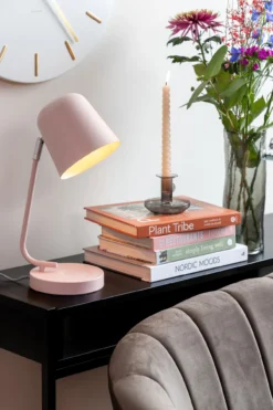 Table lamp Encantar matt soft pink