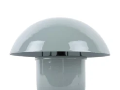 Table lamp Fat Mushroom enamel misty blue