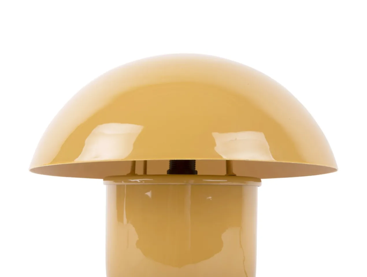 Table lamp Fat Mushroom enamel honey yellow