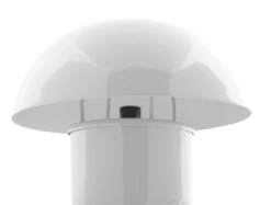Table lamp Fat Mushroom enamel white