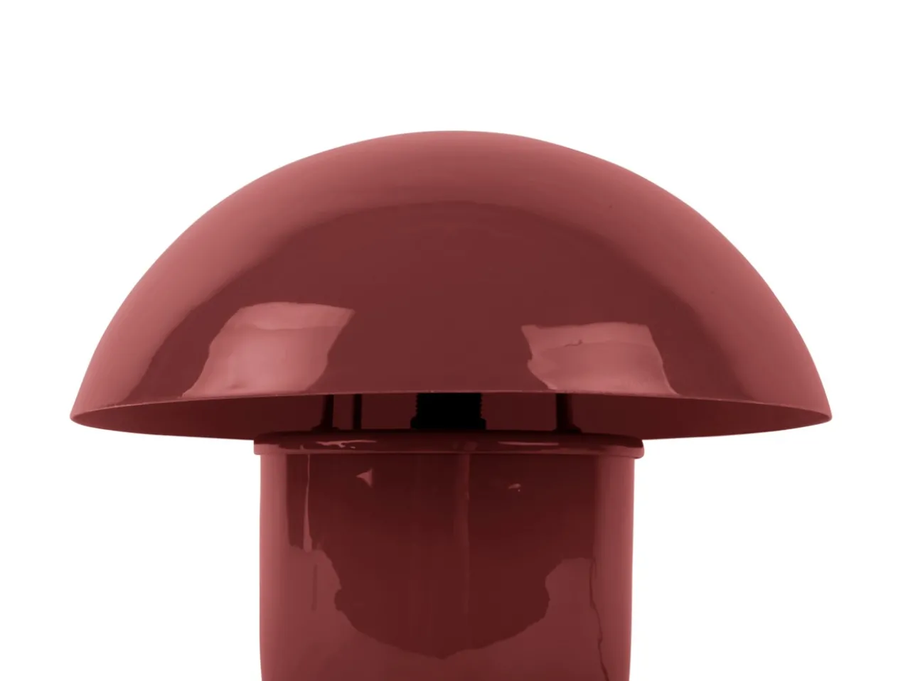 Table lamp Fat Mushroom red ochre