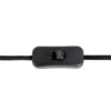 Table lamp Forma pin paper rope black