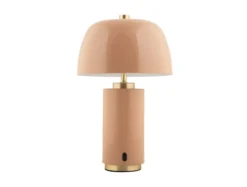 Table lamp Freya LED iron soft brown