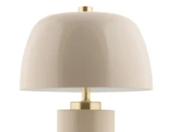 Table lamp Freya LED iron warm grey