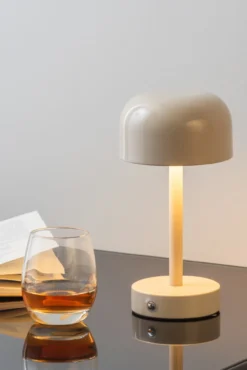 Table lamp James LED iron chrome plated