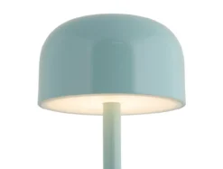 Table lamp James LED iron shiny misty blue