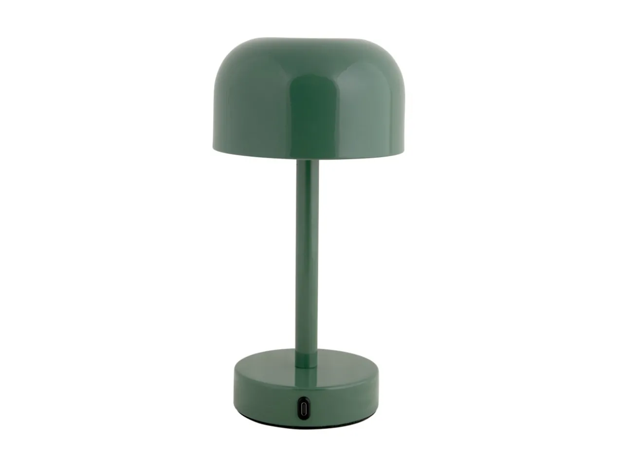 Table lamp James LED iron shiny jungle green