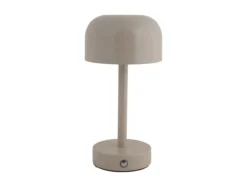 Table lamp James LED iron shiny warm grey