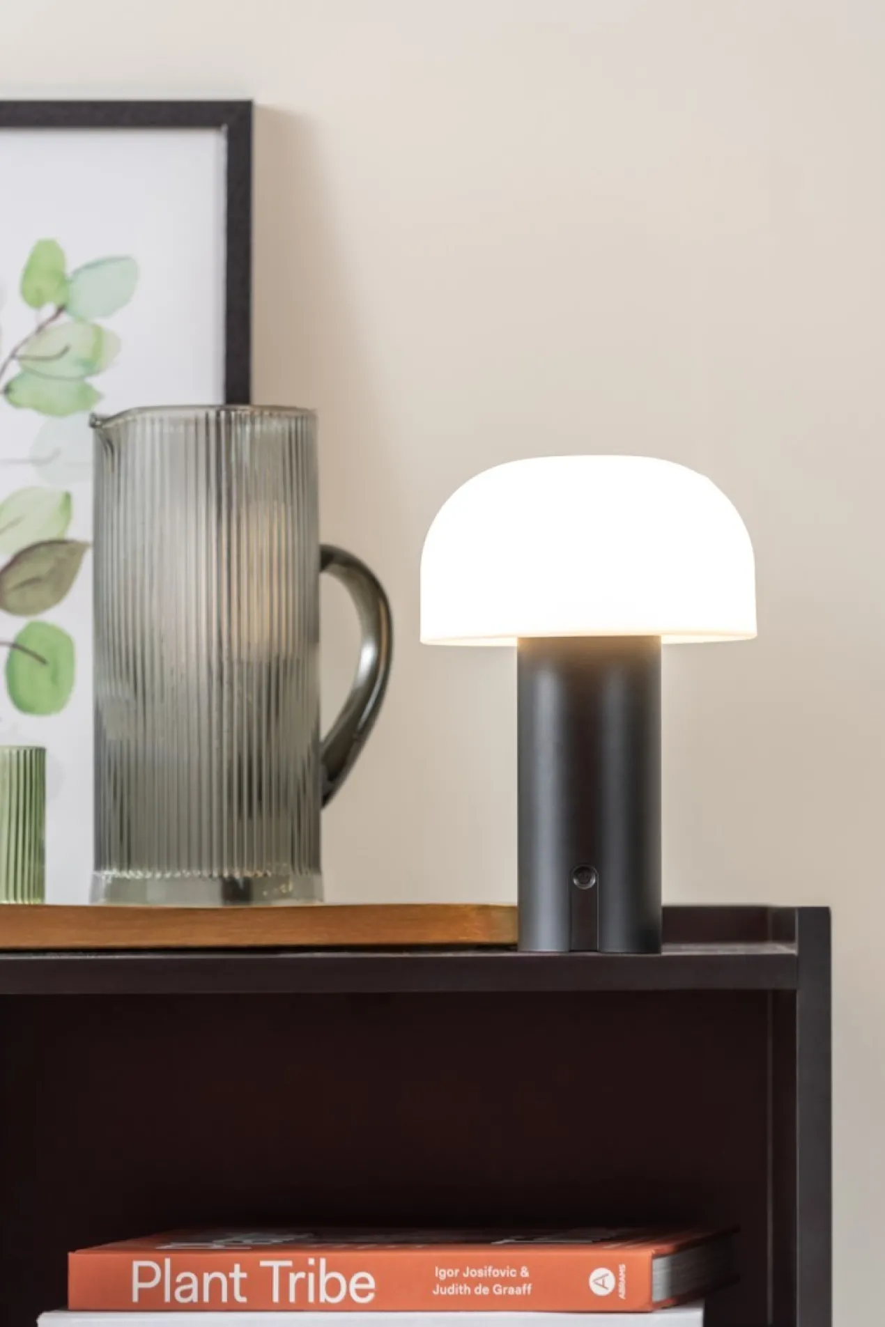 Table lamp Luca iron black LED