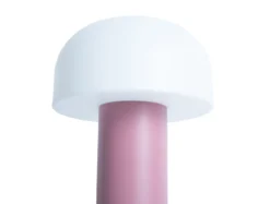 Table lamp Luca iron faded pink LED