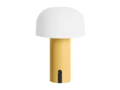 Table lamp Luca iron ochre yellow LED