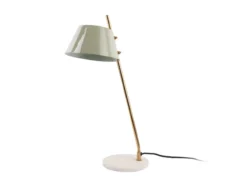 Table lamp Savvy enamel grayed jade