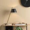 Table lamp Savvy enamel soft brown