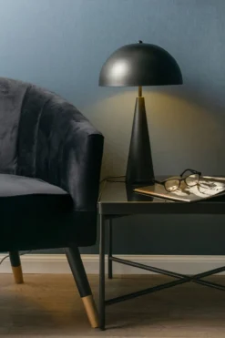 Table Lamp Sublime metal brushed nickel