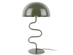 Table lamp Twist enamel jungle green