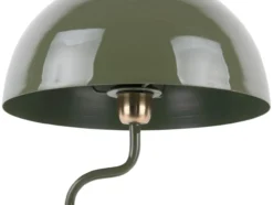 Table lamp Twist enamel jungle green