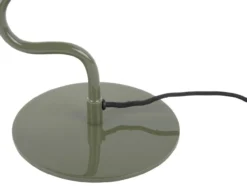 Table lamp Twist enamel jungle green