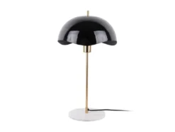 Table lamp Waved Dome enamel black