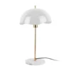 Table lamp Waved Dome enamel white