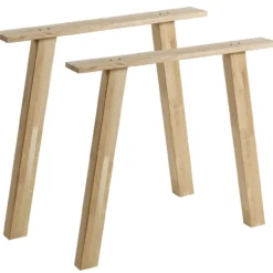 Tablo a-vorm poot eiken - set van 2 [fsc]