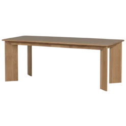 Tablo eettafel afgerond dl 180x100 cm transparant [fsc]