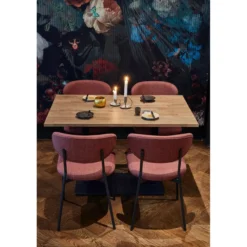 Tablo eettafel recht vl 120x80cm cashmere brown [fsc]