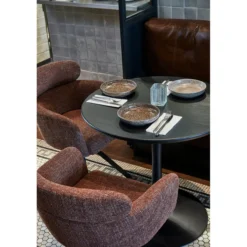 Tablo eettafel rond vl o80cm blacknight [fsc]