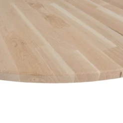 Tablo tafelblad rond eiken o120 cm onbehandeld [fsc]