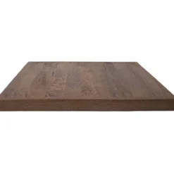 Tafelblad Horeca – Espresso Mangohout – 70 x 70 cm