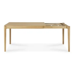 Tafel Bok eiken - uitschuifbaar - 120/180 - geolied
