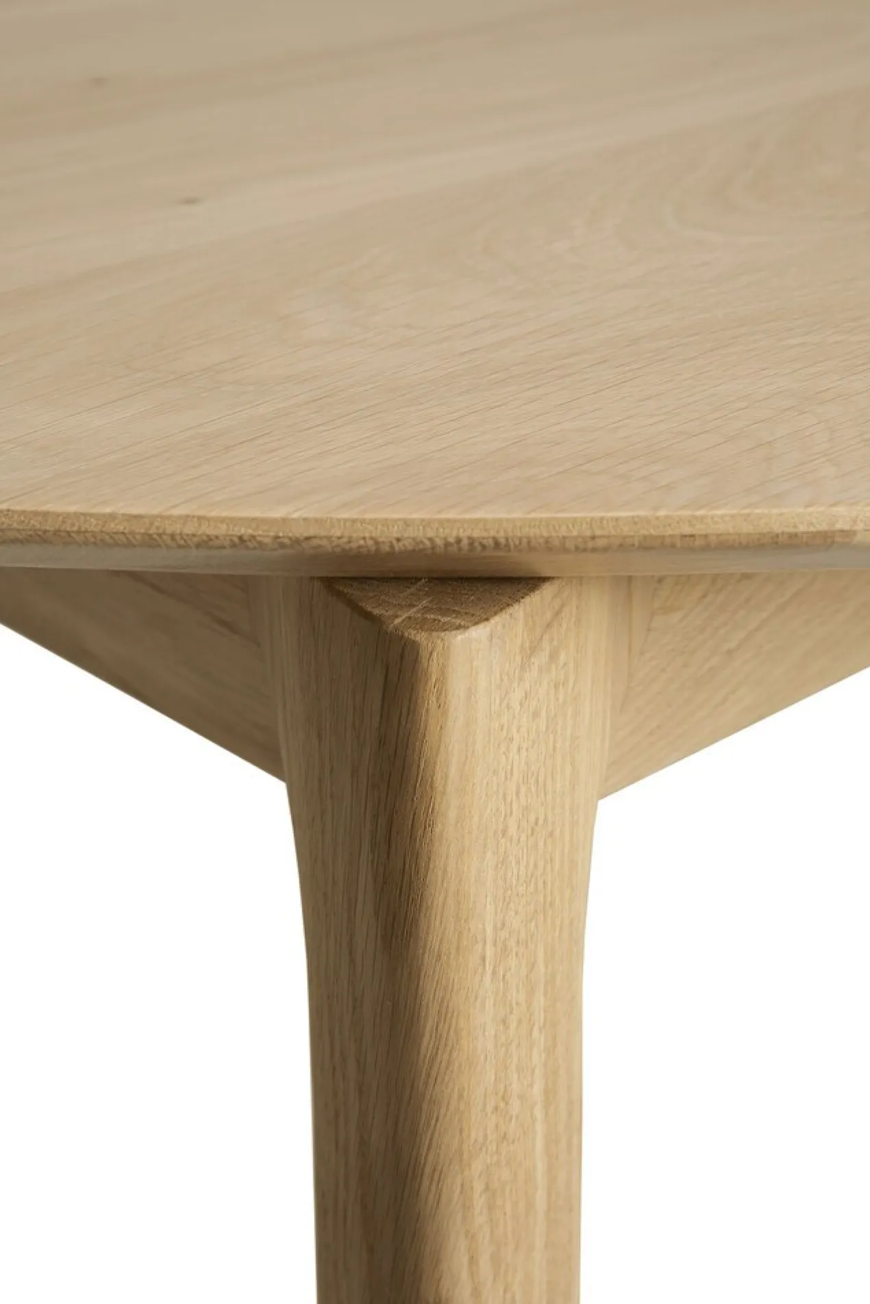 Tafel Bok - rond - uitschuifbaar 129/179 - eiken