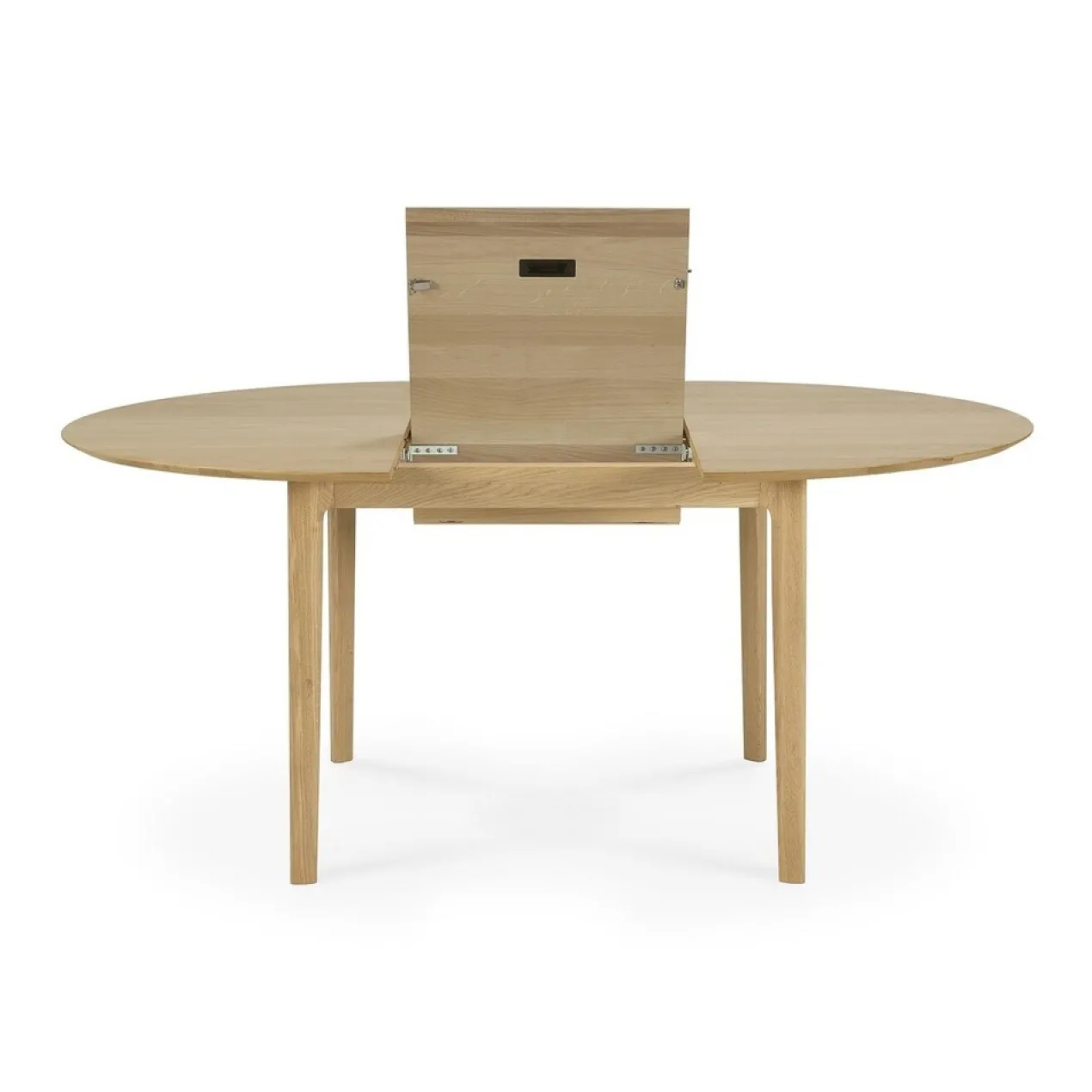 Tafel Bok - rond - uitschuifbaar 129/179 - eiken