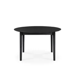 Tafel Bok - rond - uitschuifbaar 129/179 - zwart eiken