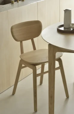 Tafel Bok - rond - uitschuifbaar 129/179 - zwart eiken