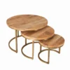 Tafel boksel set 3 goud