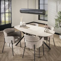 Tafel Deens Ovaal Limestone