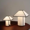 Tafellamp Ava Pyramid 450 white