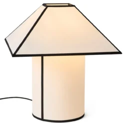Tafellamp Ava Pyramid 450 white